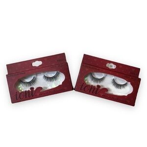 Ioni 3D Faux Mink Eyelashes 686603 Lot of 2 Boxes